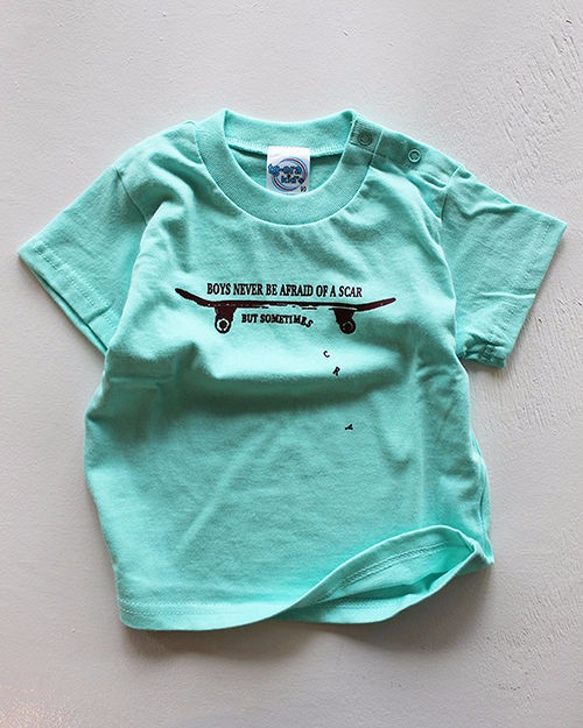 BOYS SOMETIMES CRY キッズTシャツ 1枚目の画像