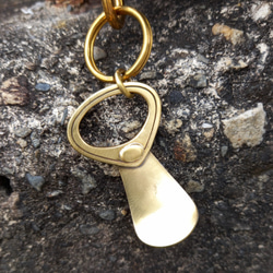 黃銅 幸福拉環鑰匙圈 / 掛飾 / 第2張的照片