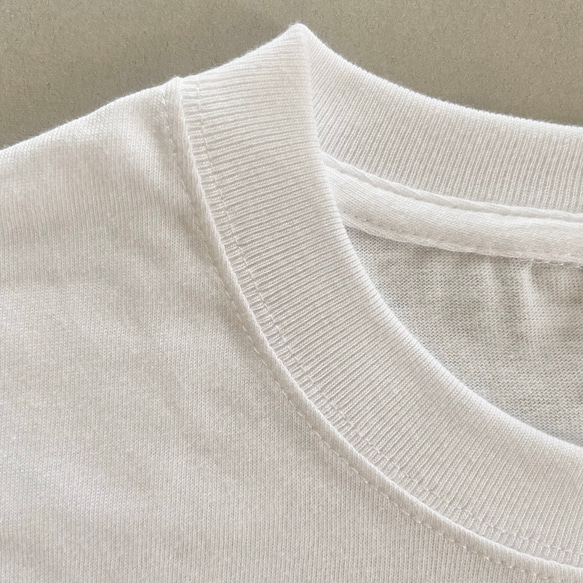 再販開始「憧れのクリームソーダ」手描きデザイン半袖Tシャツ　カラー/ホワイト（5.6oz）Mサイズ 8枚目の画像