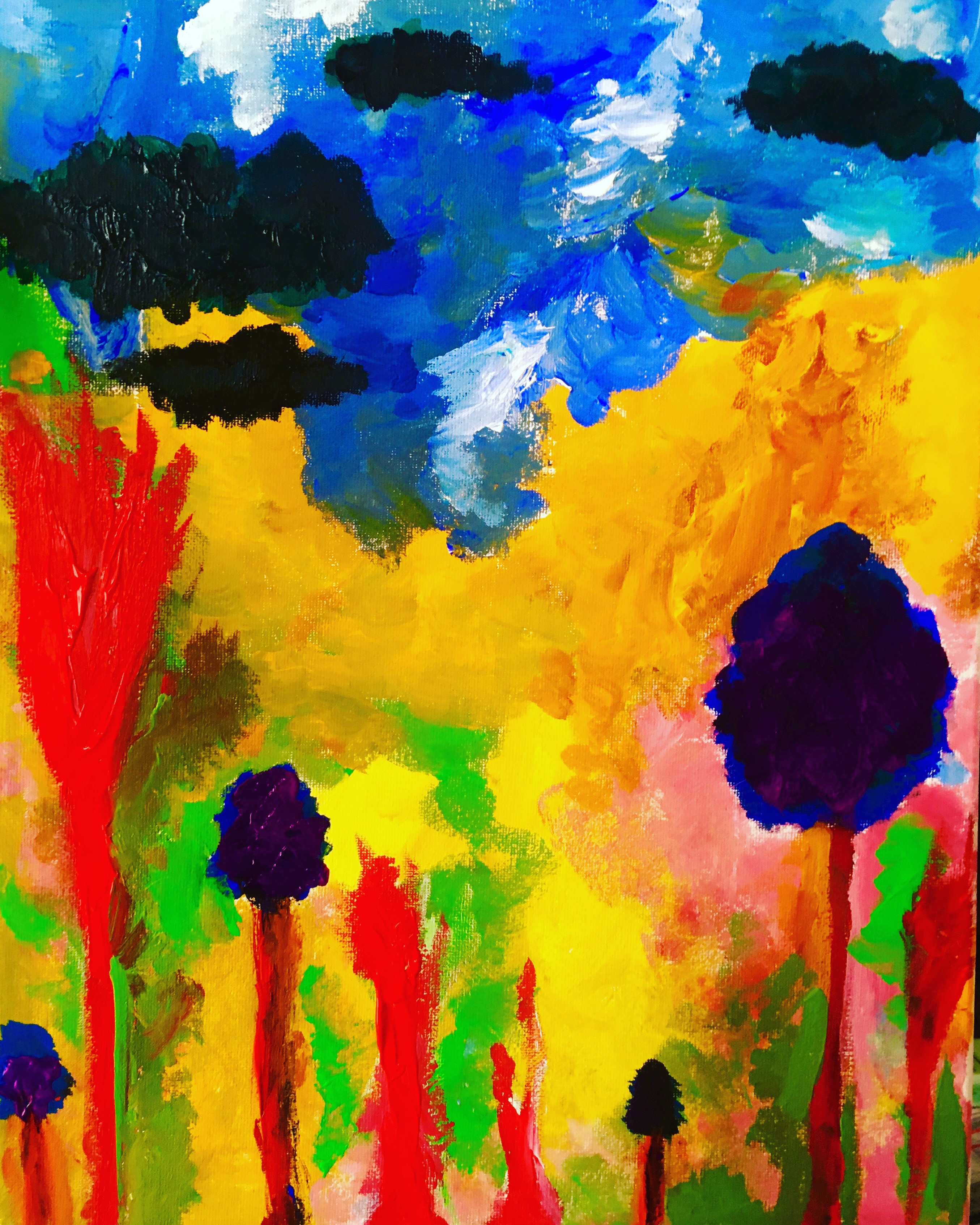 油絵 原画 写実画 公園 公園」 絵画 44 通販 11566177｜Creema(クリーマ)