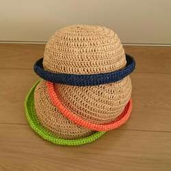 『数量限定sale』10色の麦わら帽子Mサイズ 2枚目の画像