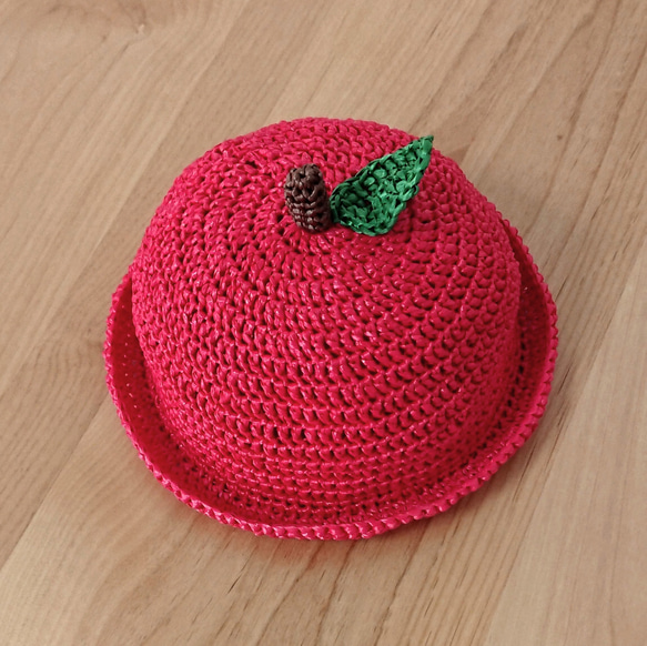 赤りんごの麦わら帽子 1枚目の画像