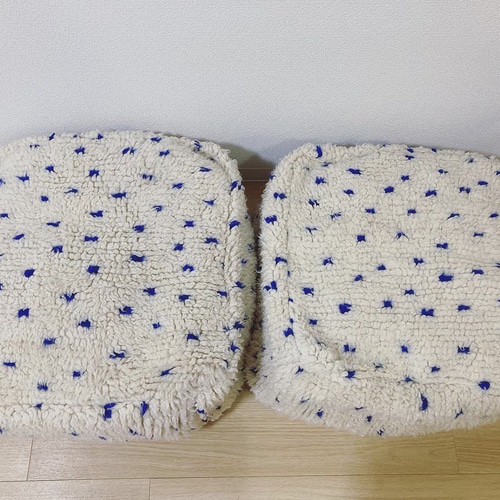 値下げ▽可愛いブルーのドット柄 モロッコベニワレンプフ 子ども