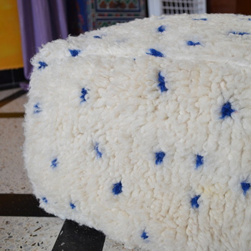 値下げ▽可愛いブルーのドット柄 モロッコベニワレンプフ 子ども部屋