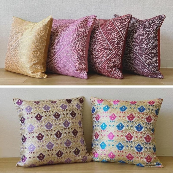 高級羽毛座布団5つ　カバー5枚(洋柄)・4枚(和柄) 高級羽毛座布団5つ カバー5枚(洋柄)・4枚(和柄)