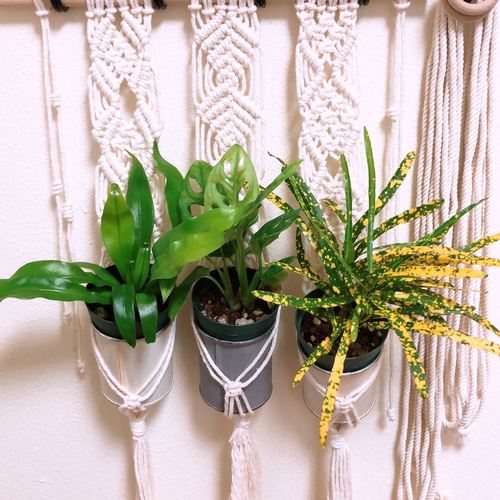 ハンドメイドマクラメプラントハンガー その他インテリア雑貨 ri-no