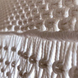 ハンドメイドマクラメ編みカーテンのれん 4枚目の画像