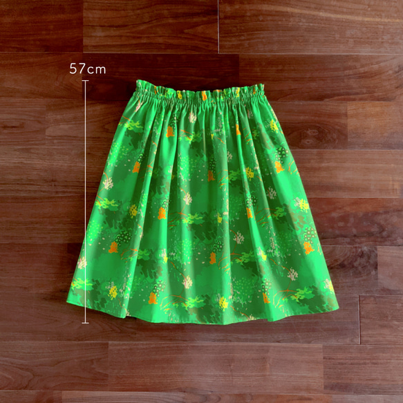 skirt(SHORT)：コットン／Morning salad 2枚目の画像
