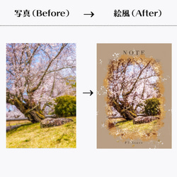 B6 リングノート（桜） 2枚目の画像