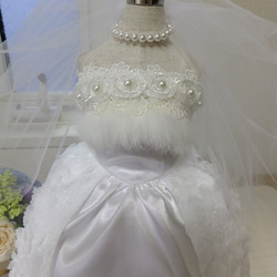 観賞用プリンセスドレス（トルソー付き） 5枚目の画像
