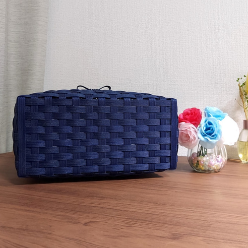 受注製作 】クラフトバンドのかごバッグ かごバッグ -mami- 通販