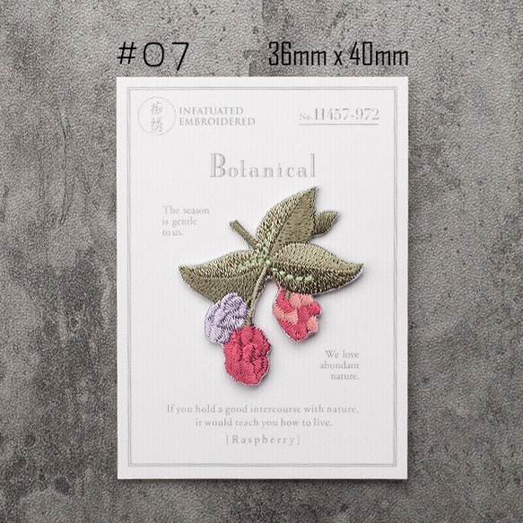 （3つ選ぶ）【綺麗なお花A】　綺麗なお花シリーズA,Bより選ぶ　刺繍ワッペン　アイロンワッペン　FLO-002 7枚目の画像
