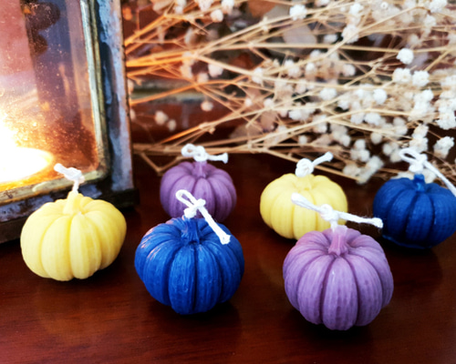 ヤンキーキャンドル キャンドルホルダー かぼちゃ リス 置物