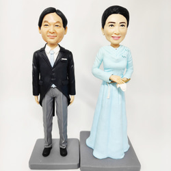 【訂做】3D肖像漫畫娃娃公仔/男友/女友生日蛋糕禮帽週年紀念情侶朋友禮物 第2張的照片