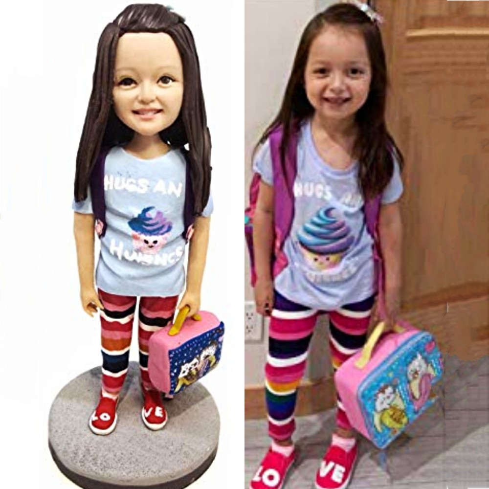 オーダーメイド】お写真入から 名入れ 似顔絵 写真 人形 フィギュア/誕生日/ベビー・赤ちゃん・キッズ・子供・幼児