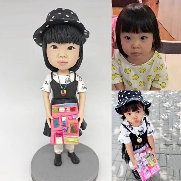 子供 誕生日プレゼント、男の子 女の子 似顔絵 人形、写真から