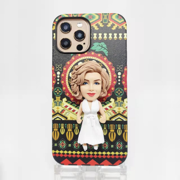 全機種対応 お写真入から 3D 肖像画 似顔絵 人形 iPhone 15 promaxケース Androidスマホケース をテーマにした人形はこちら iPhone 髪型 ドレス 誕生日 友人 彼氏 両親 カップル 和装
