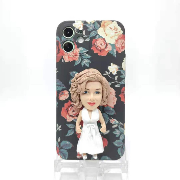 全機種対応 お写真入から 3D 肖像画 似顔絵 人形 iPhone 15 promaxケース Androidスマホケース をテーマにした人形はこちら iPhone 髪型 ドレス 誕生日 友人 彼氏 両親 カップル 和装