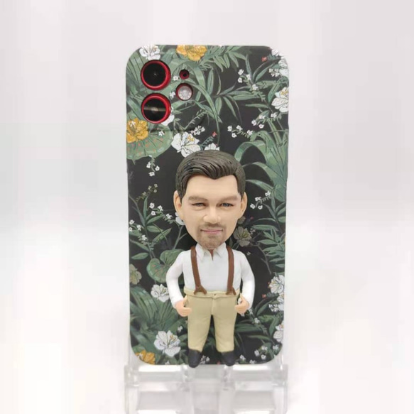 全機種対応 お写真入から 3D 肖像画 似顔絵 人形 iPhone 15 promaxケース Androidスマホケース をテーマにした人形はこちら iPhone 髪型 ドレス 誕生日 友人 彼氏 両親 カップル 和装