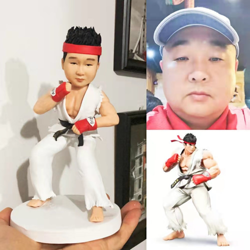 オーダーメイド 似顔絵 フィギュア 男性|写真 から フィギュア 彼氏