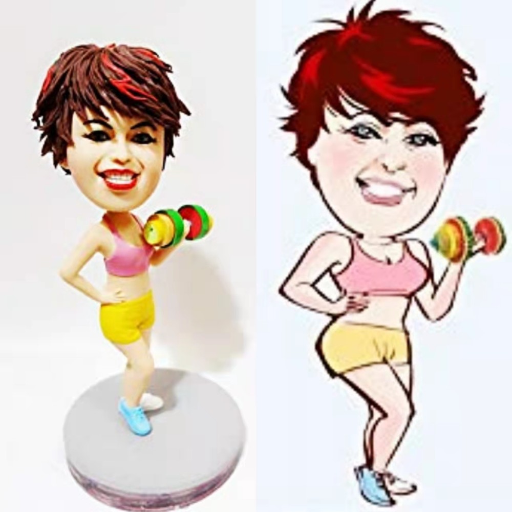 名入れ アニメ 漫画 キャラ 人形 ドール❤子供の絵 写真 イラスト フィギュア❤子供の作品 飾る 似顔絵❤アニメ好き