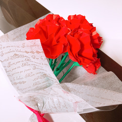 母の日 カーネーション 花束 折り紙 クラフト アートフラワー Ery 通販