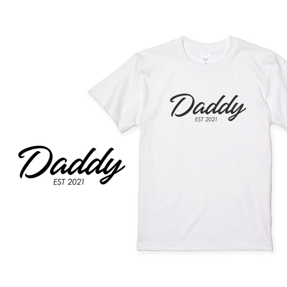 家族Tシャツ 3枚セット マタニティ ニューボーンフォト ファミリーTシャツ Daddy Mommy Baby F02 2枚目の画像