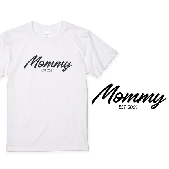 家族Tシャツ 3枚セット マタニティ ニューボーンフォト ファミリーTシャツ Daddy Mommy Baby F02 3枚目の画像