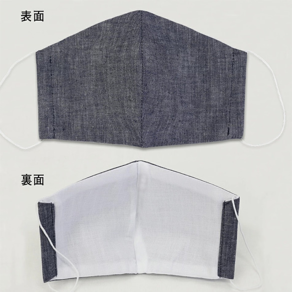 【日本製】100%有機棉背帶褲面膜1片有機|牛仔布|布料|親膚|保濕|預防感染|電暈 第5張的照片