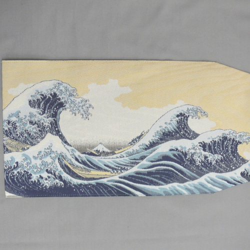 絵画織ブックカバー 文庫サイズ 北斎 神奈川沖浪裏 ブックカバー