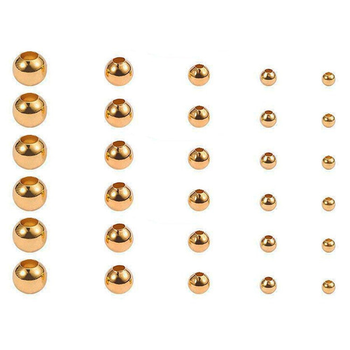 メタルビーズ ゴールド10個セット メタルビーズ アクセサリー