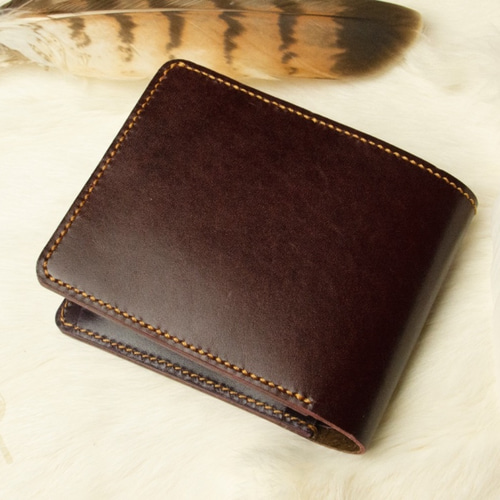 ルガトショルダー ワイン L字ファスナー コンパクト財布 ミニ財布 栃木