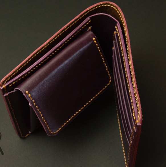 CUBです。ミドルウォレット ベルギー産 ルガト - 財布・ケース