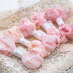 くしゅくしゅリボン ジャンクジャーナル リボン・テープ LES LIENS