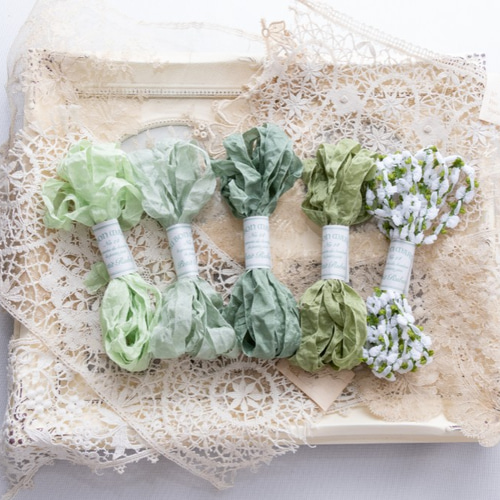 くしゅくしゅリボン スズラン リボン・テープ LES LIENS 通販｜Creema  