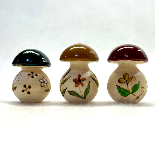 きのこマトリョーシカ（木の小物） 立体・オブジェ sayo 通販 11676930