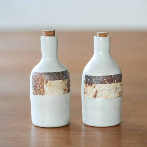 骨董市のワインボトル mini（1個） 一輪挿し・花瓶・花器 古荘美紀