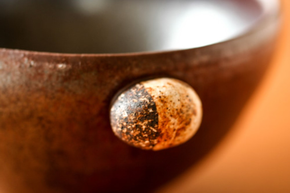 石ころのスープカップ（黒釉） 4枚目の画像