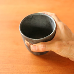 黑釉萬用杯（二重燒製） 第4張的照片