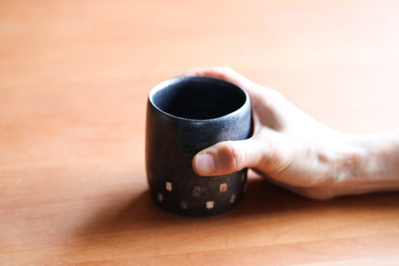 黒釉フリーカップ(ｽﾄﾚｰﾄ)(1ｺ) 2枚目の画像