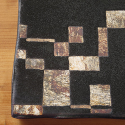 黒釉九寸台皿（puzzle） 3枚目の画像