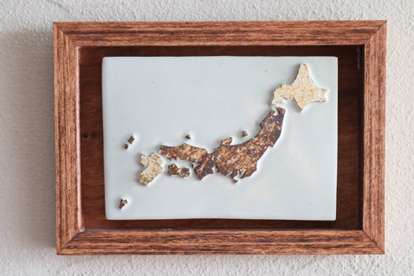 日本地図の壁飾り 3枚目の画像