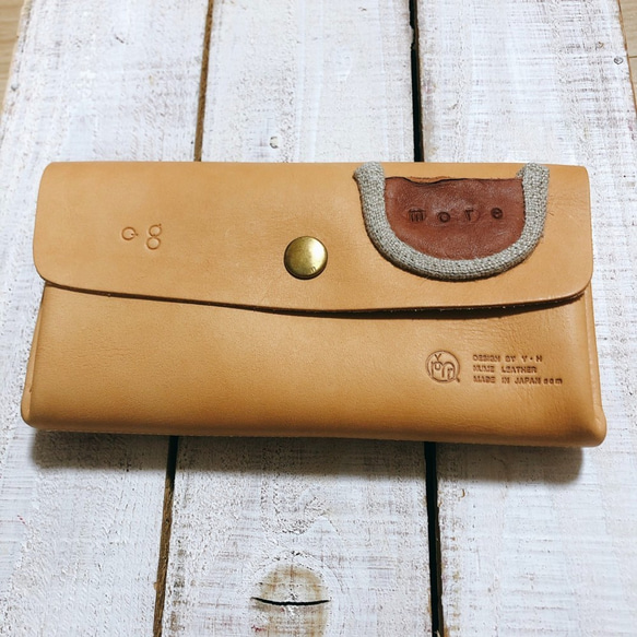 One piece leather wallet 2枚目の画像