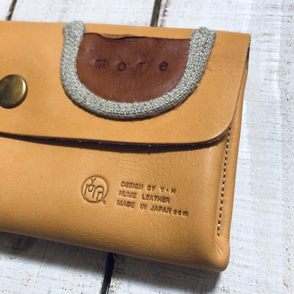 One piece leather wallet 3枚目の画像