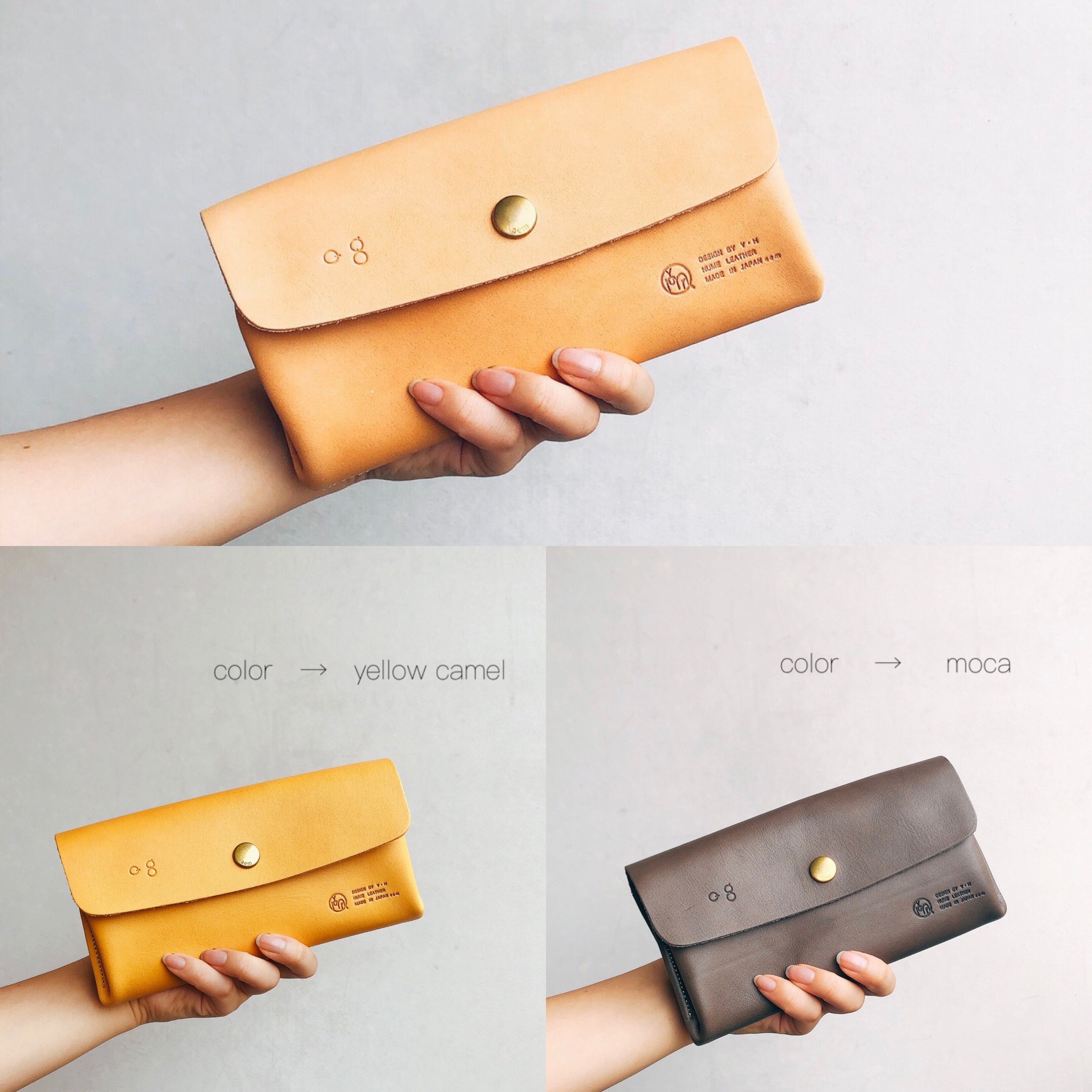 One piece leather wallet 長財布 maruyu 通販｜Creema(クリーマ)