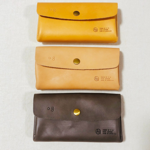 One piece leather wallet 長財布 maruyu 通販｜Creema(クリーマ)
