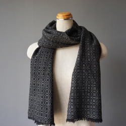 手織り　ストール　カシミヤ　AWM-003 2枚目の画像