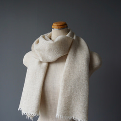 手織り　ストール　カシミヤ　AWM-001 4枚目の画像