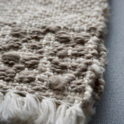 手織り　ハンカチ　ガラ紡　TEN-008 3枚目の画像