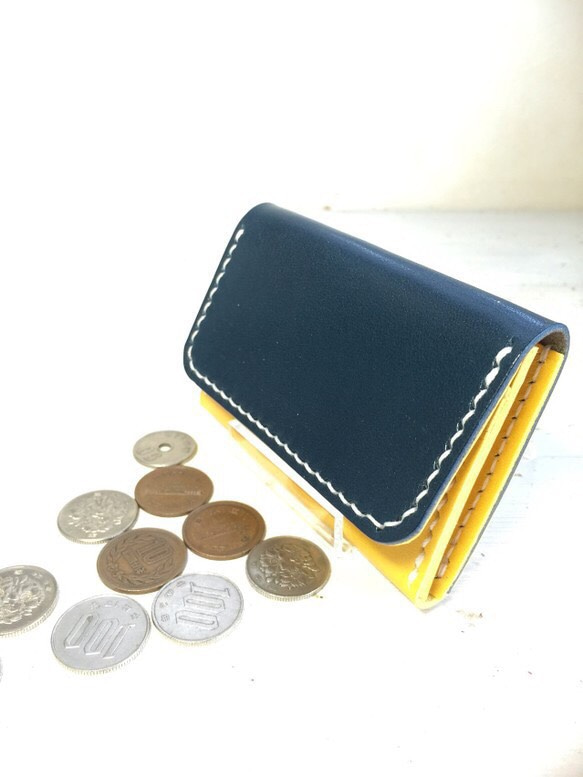 【Vivid colors♫】コンパクトな四角いミニミニ財布 1枚目の画像